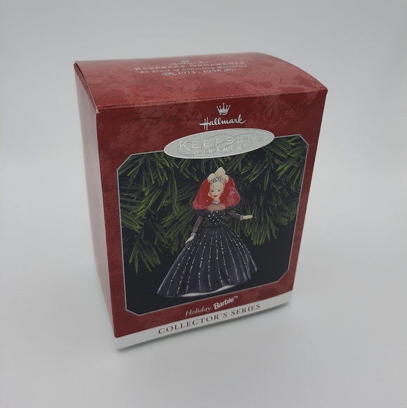 Holiday Barbie Hallmark Keepsake Ornament 6th 1998 - Picture 4 of 6